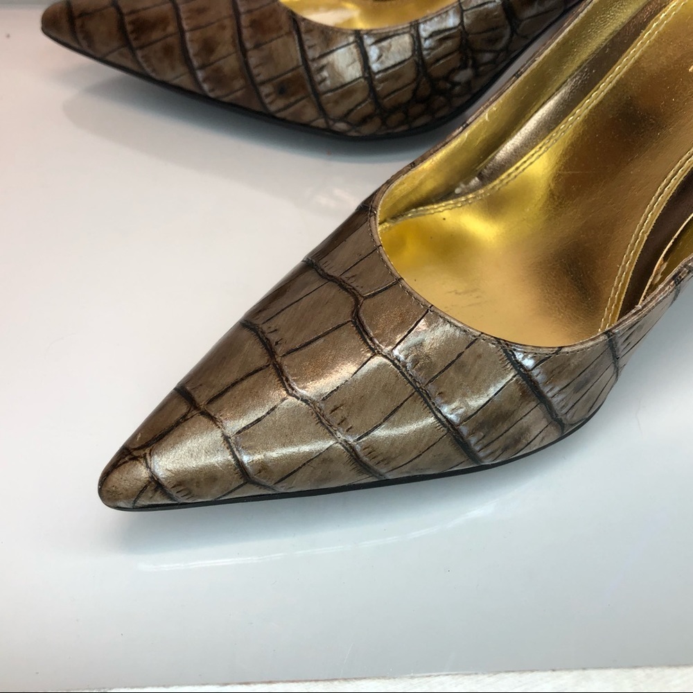 Enzo Angiolini Natia snake skin heels - Picture 5 of 10